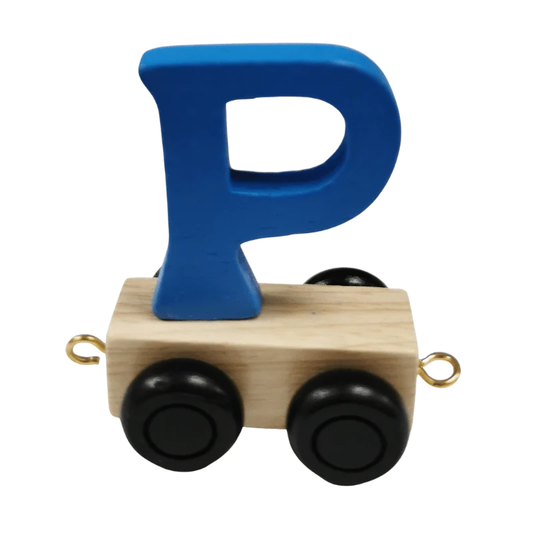 Train Letters P-Blue