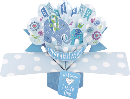 Baby Boy Pop up Card