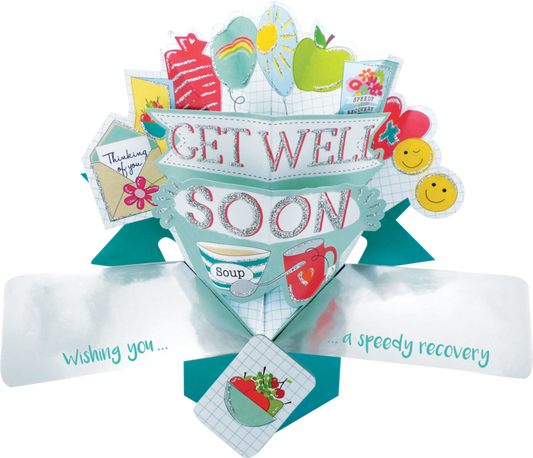 Get Well Pop up Card