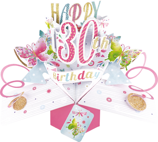 30th Birthday Pop up Card