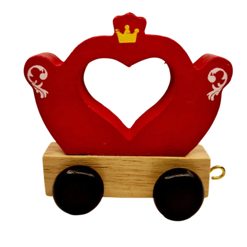 Train Letters Red Carriage
