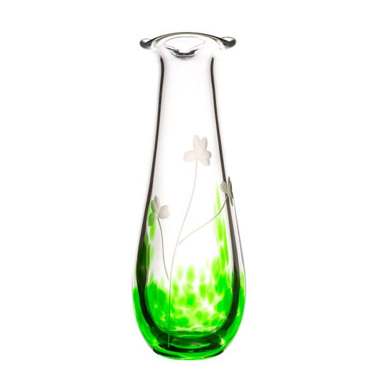 Irish Shamrock Bud Vase