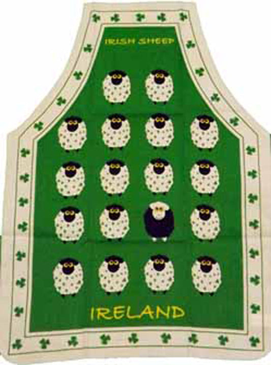 All over Sheep Black Sheep Apron