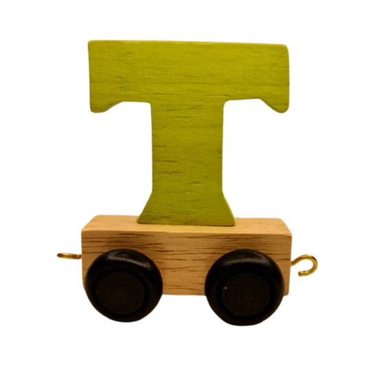 Train Letters T-Olive Green