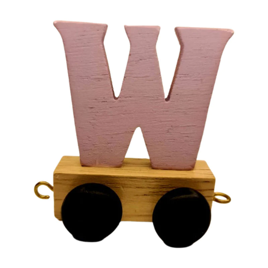 Train Letters W-Lilac