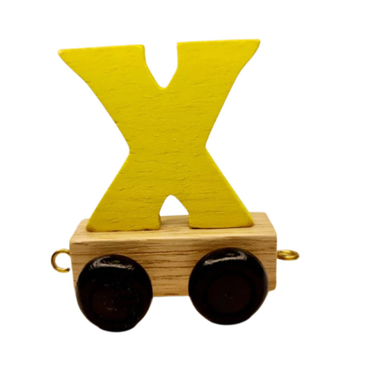 Train Letters X-Yellow