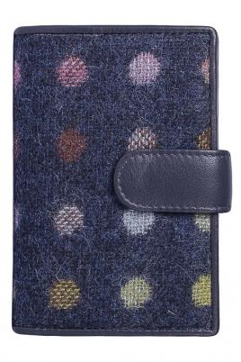 Mala Abertweed Plum Spot Tab Purse