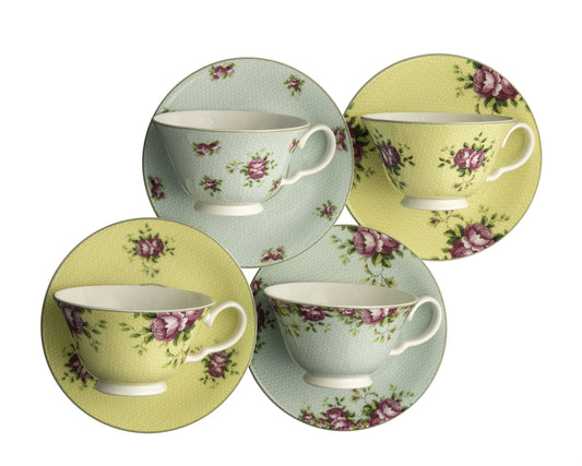 Archive Rose Cups & Saucers