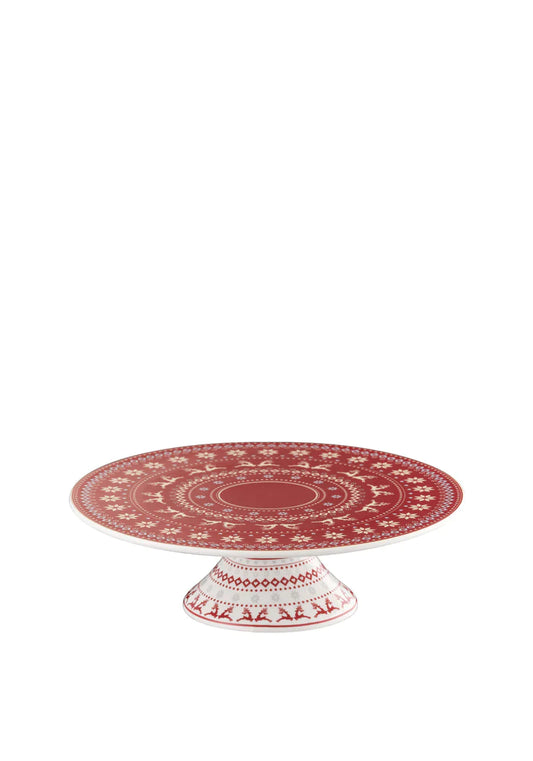 FAIRISLE FOOTED CAKE STAND