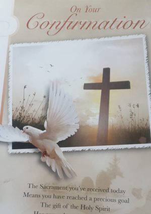 Confirmation Card Peter Costelloe