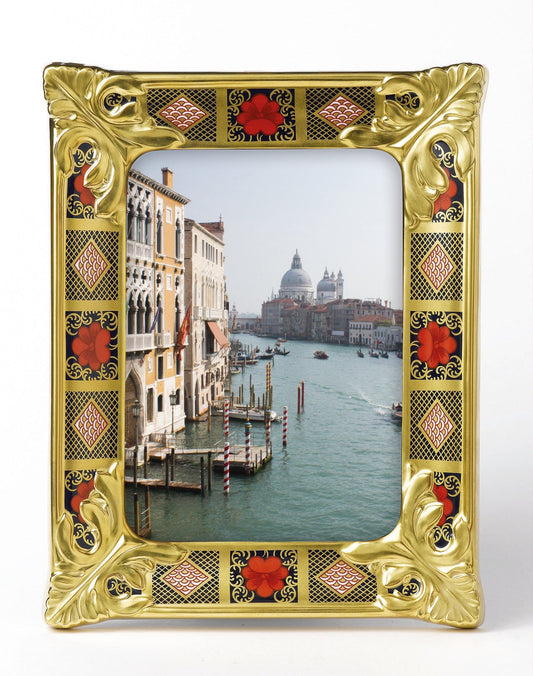 Royal Crown Derby Old Imari Picture Frame 5x7