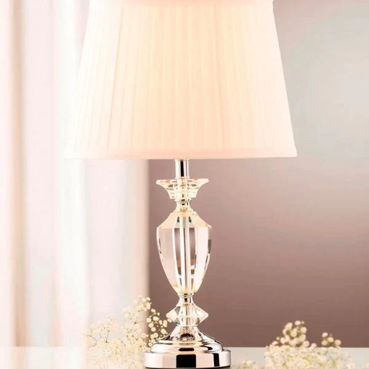 GALWAY CRYSTAL FLORENCE LAMP & SHADE