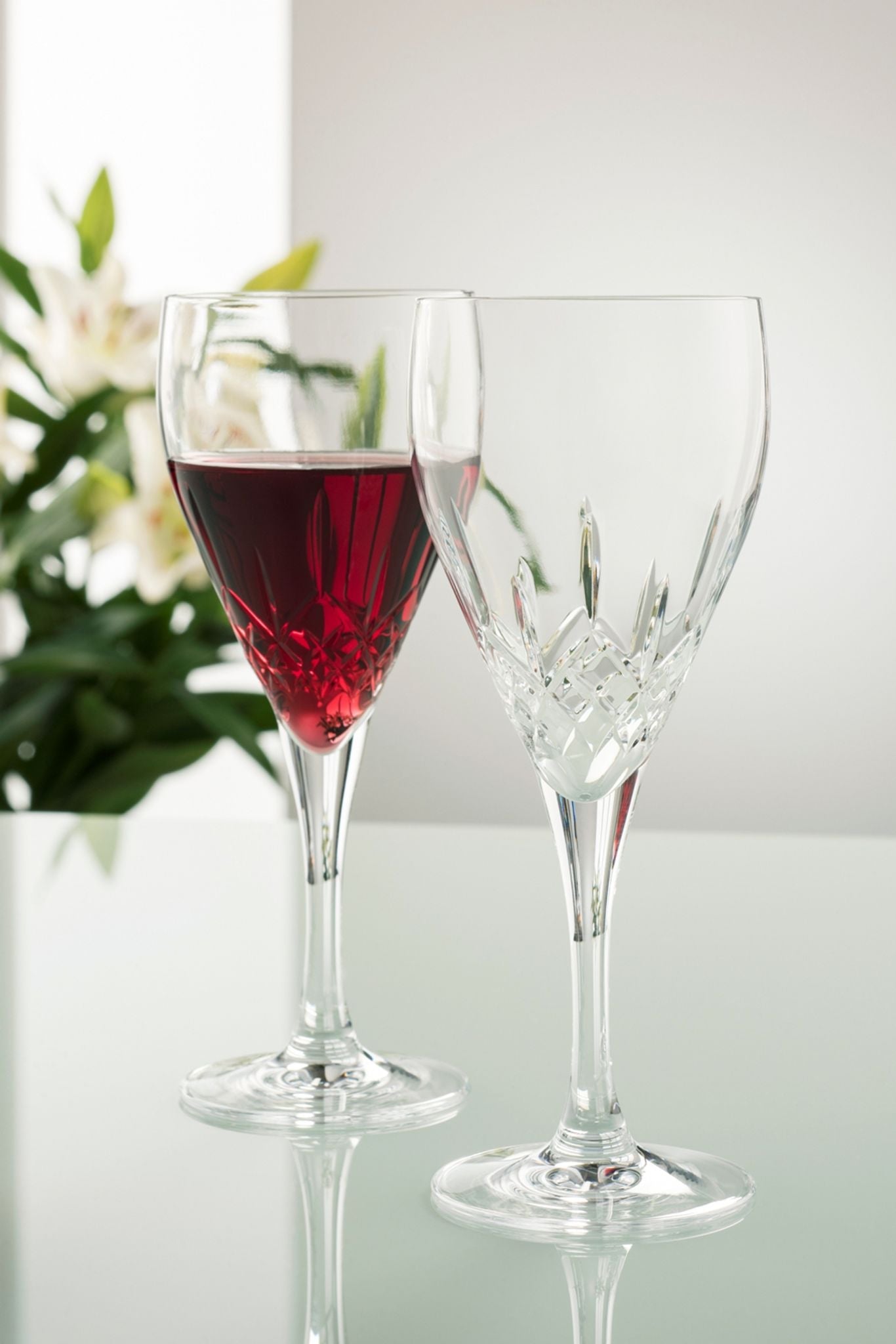 Galway Crystal Longford Red Wine Pair