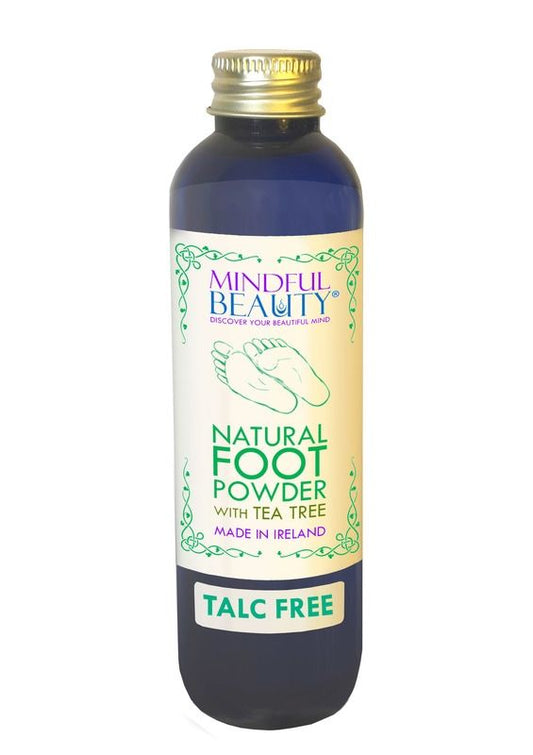 Mindful Beauty Natural Foot Powder with Tea Tree & Talc Free