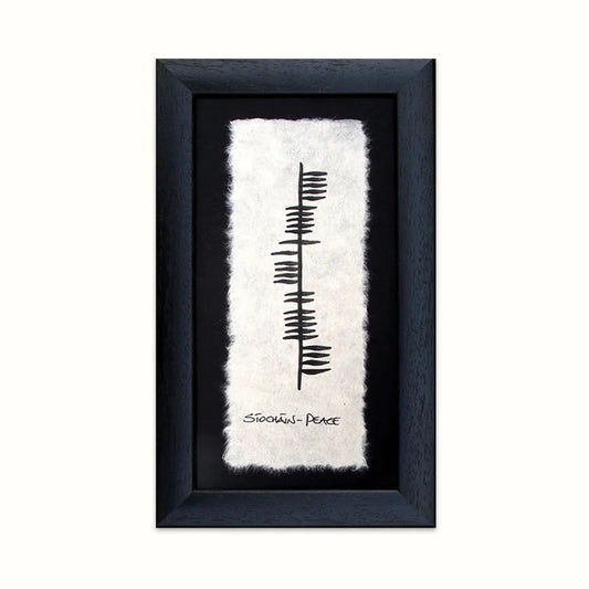 Ogham Wishes Síocháin - Peace