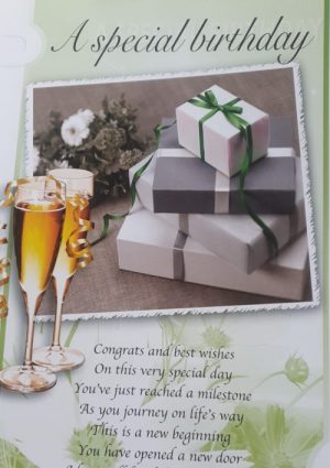 Special Birthday Card Peter Costelloe