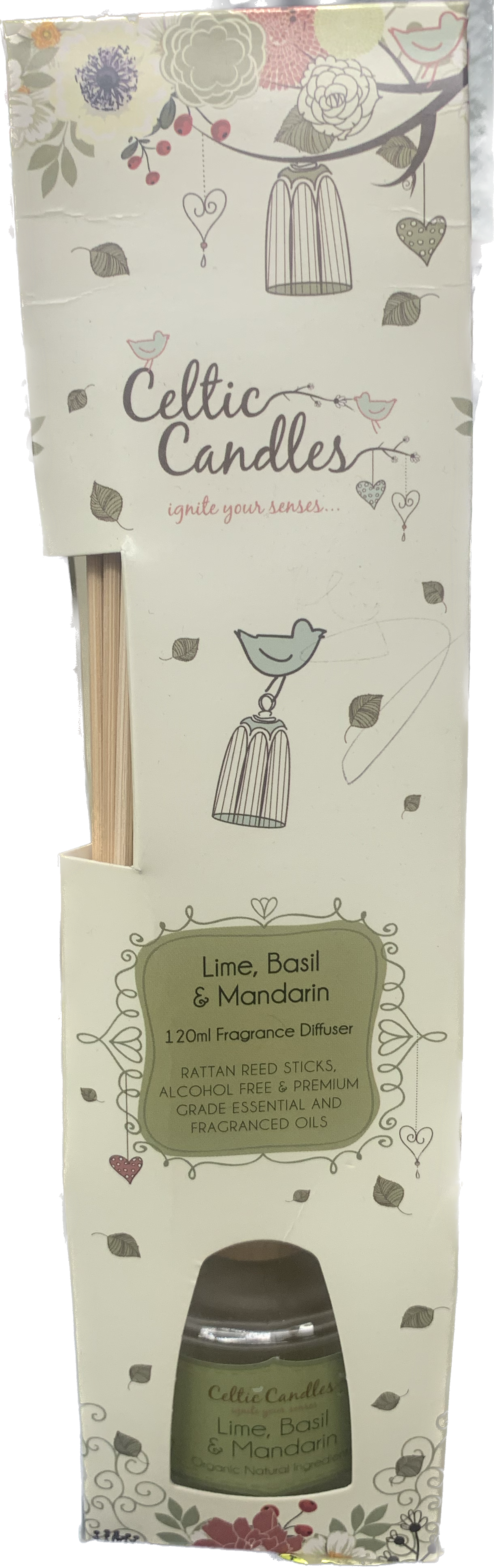 Lime, Basil & Mandarin 120ml Diffuser