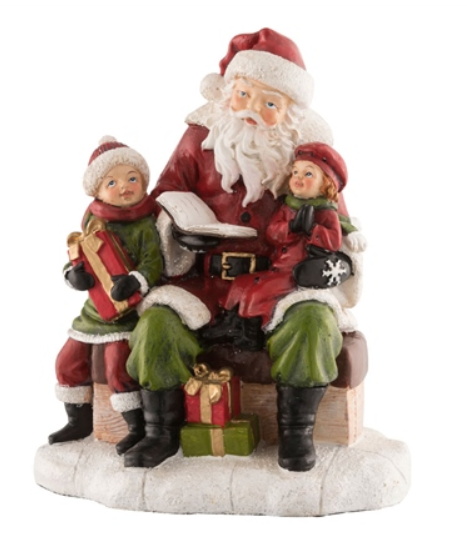 SANTA READING A STORY